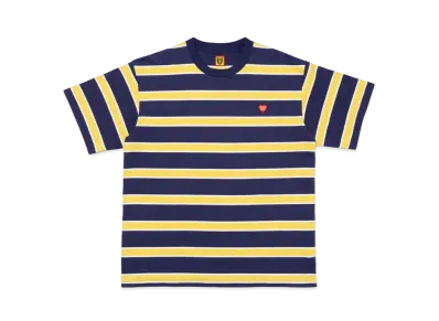 HUMAN MADE Striped Mesh T-Shirt "Navy"