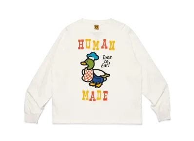 HUMAN MADE Graphic L/S T-Shirt "White"