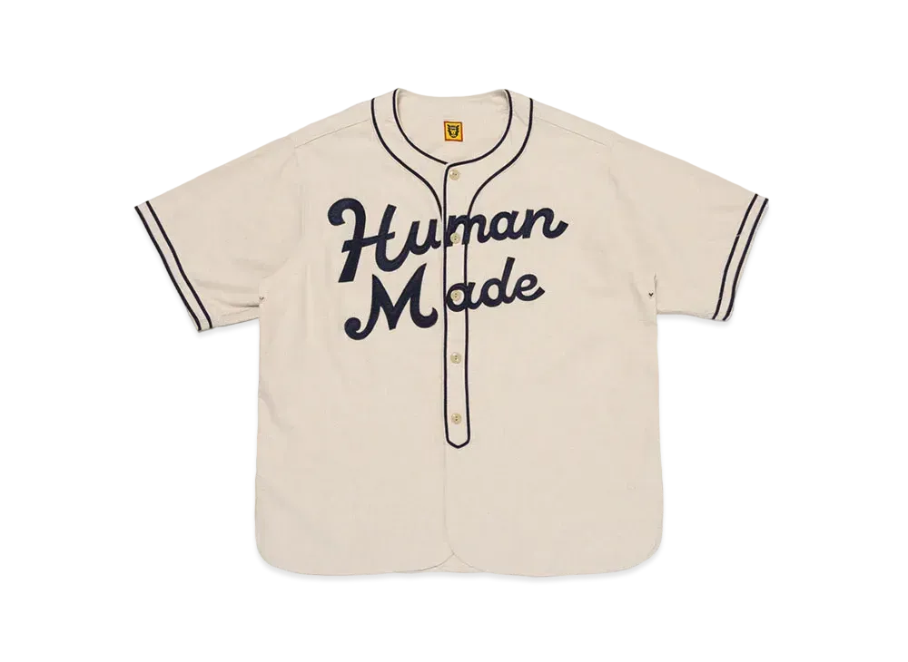 HUMAN MADE Baseball Shirt "Beige"