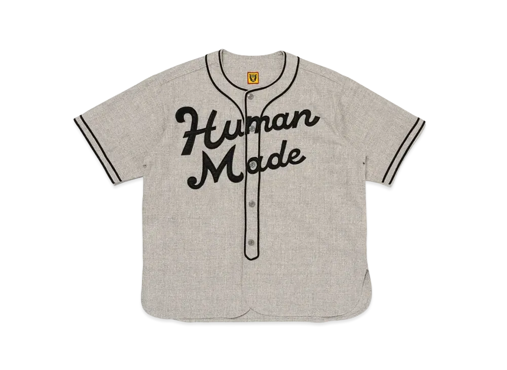 HUMAN MADE Baseball Shirt "Gray"