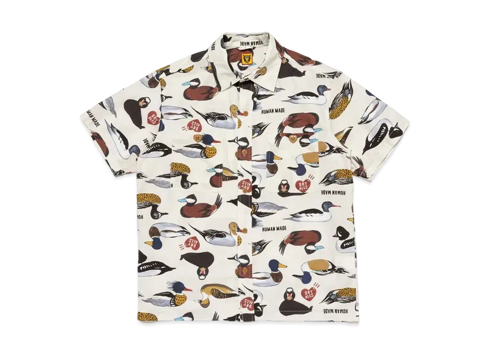 HUMAN MADE Duck S/S Shirt "Olive Drab"
