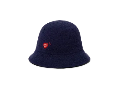 HUMAN MADE Pile Bucket Hat "Navy"