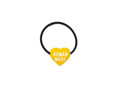 HUMAN MADE Heart Rubber Band "Yellow"