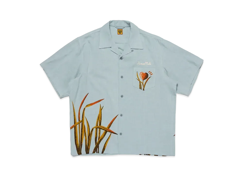 ヒューマンメイド ダック アロハ シャツ "ブルー"