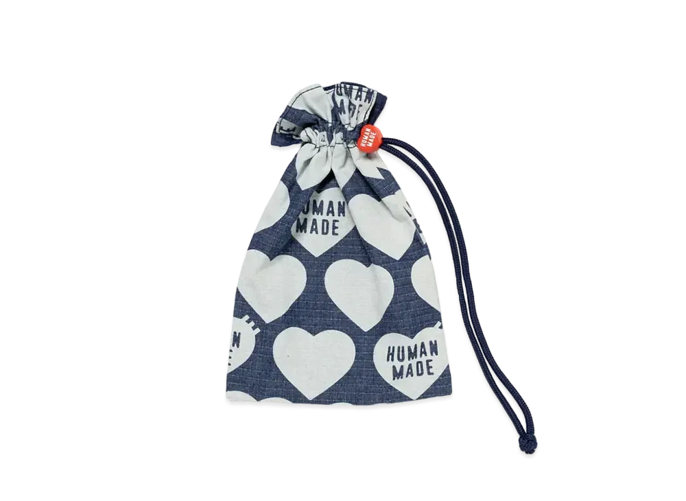 HUMAN MADE Drawstring Bag Small "Indigo"