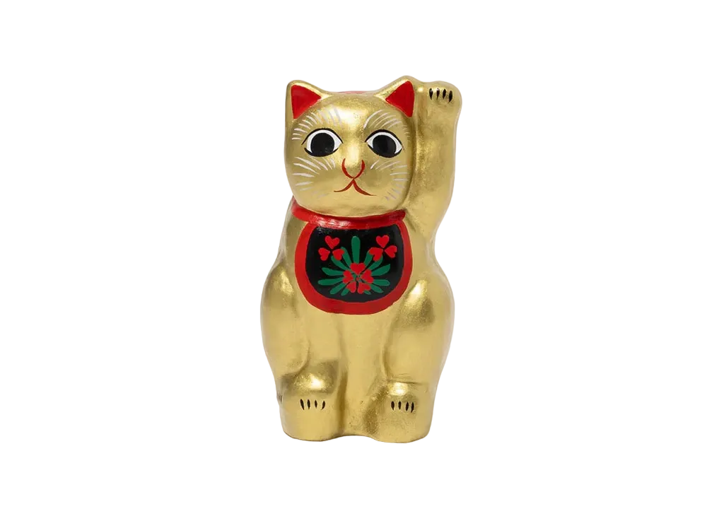 HUMAN MADE Lucky Cat Hariko Figure "Gold"