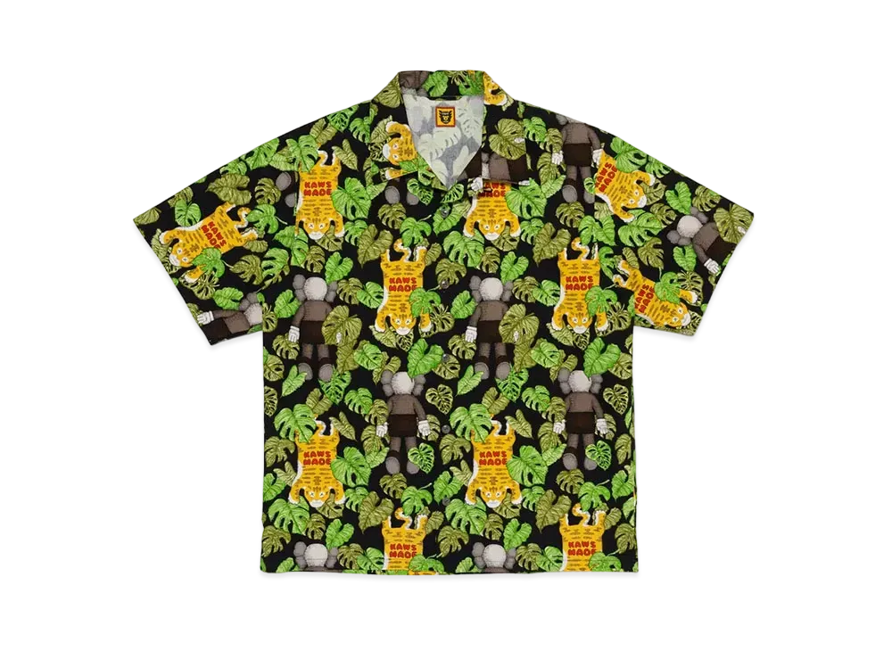 HUMAN MADE x KAWS Kaws Made Aloha Shirt "Black" XX27SH005