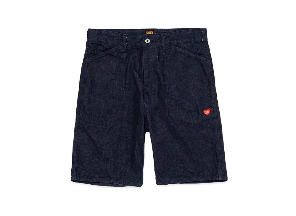 HUMAN MADE x KAWS Kaws Made Denim Shorts "Indigo"