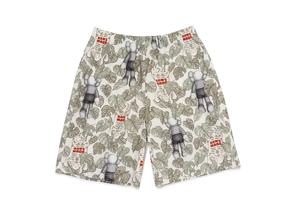 HUMAN MADE x KAWS Kaws Made Aloha Shorts "Gray"