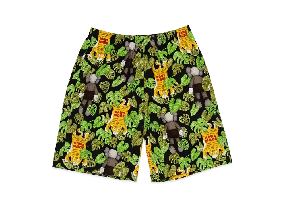 HUMAN MADE x KAWS Kaws Made Aloha Shorts "Black"