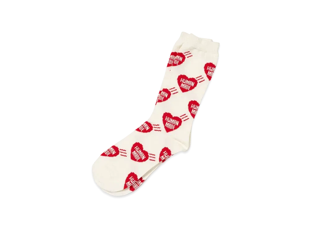 HUMAN MADE Heart Socks "Red"