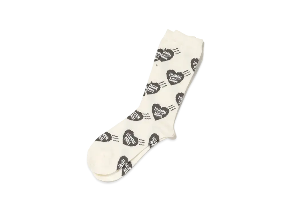 HUMAN MADE Heart Socks "Gray"