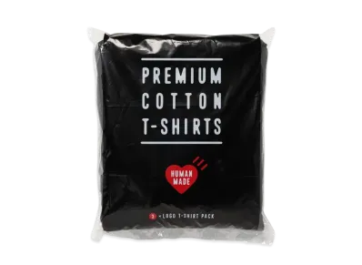 HUMAN MADE 3-Pack T-Shirt Set "Black"