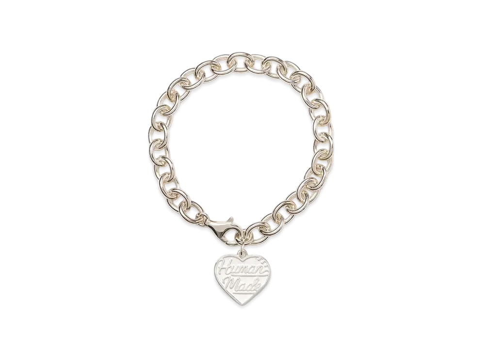 HUMAN MADE Heart Silver Bracelet "Silver" HM28GD068