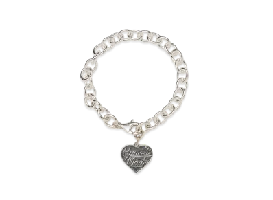 HUMAN MADE Heart Silver Bracelet "Black"