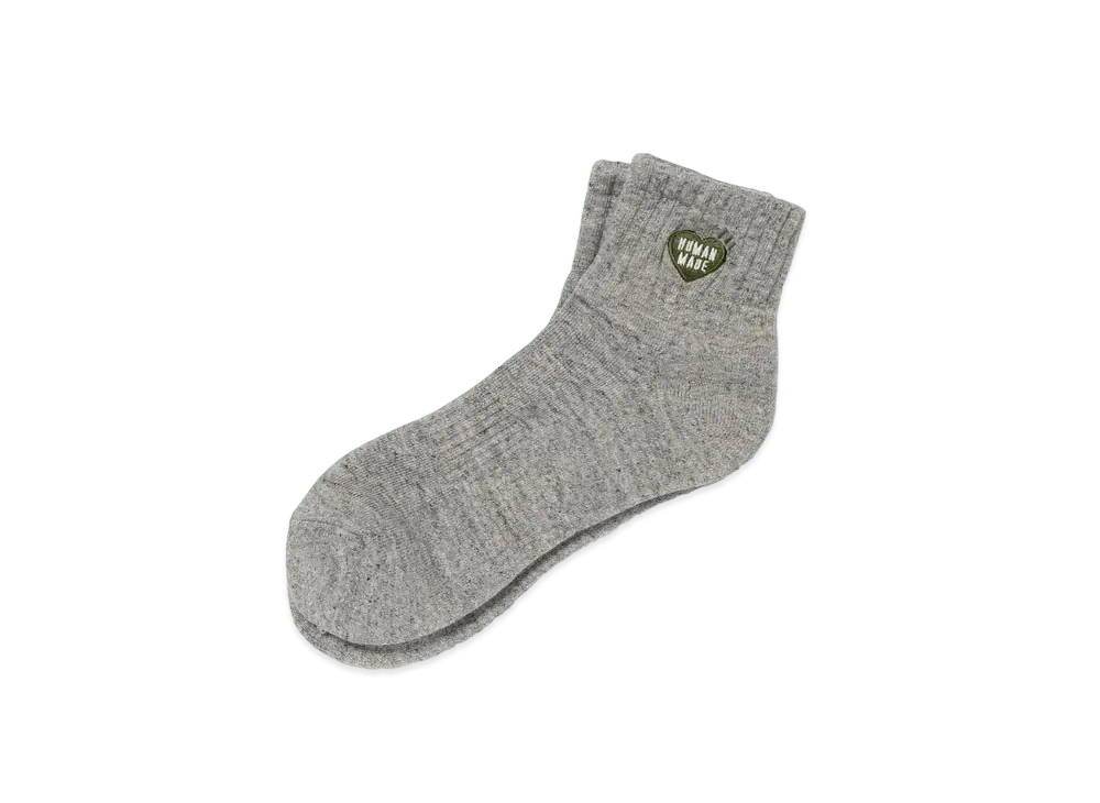 HUMAN MADE Pile Short Socks "Gray"