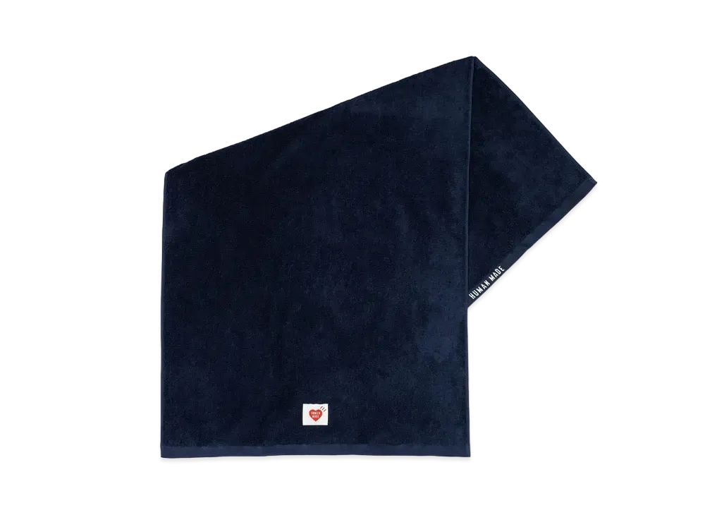 HUMAN MADE HM Bath Towel "Navy"