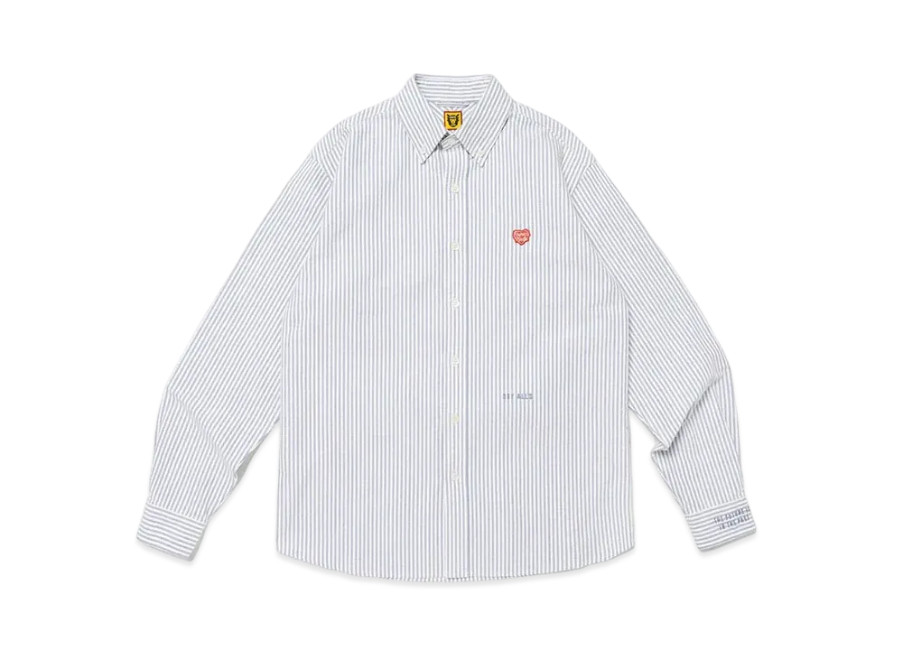 HUMAN MADE Striped Oxford BD Shirt "Blue"