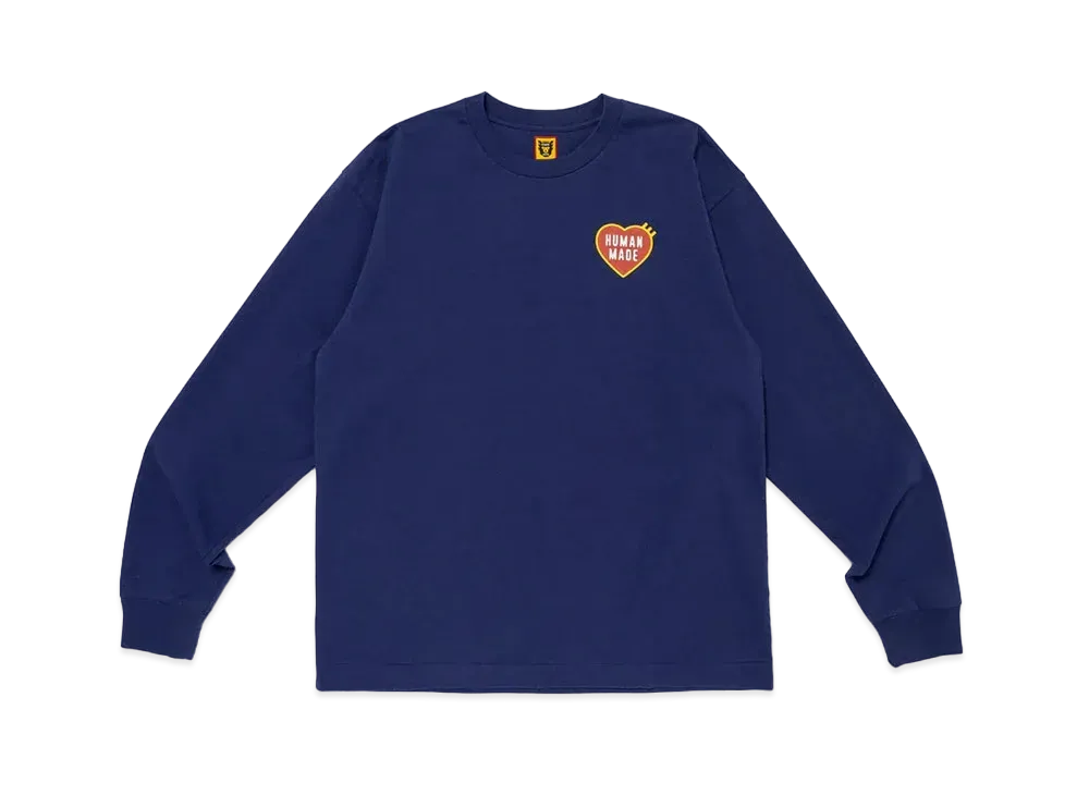 HUMAN MADE Graphic L/S T-Shirt "Navy"