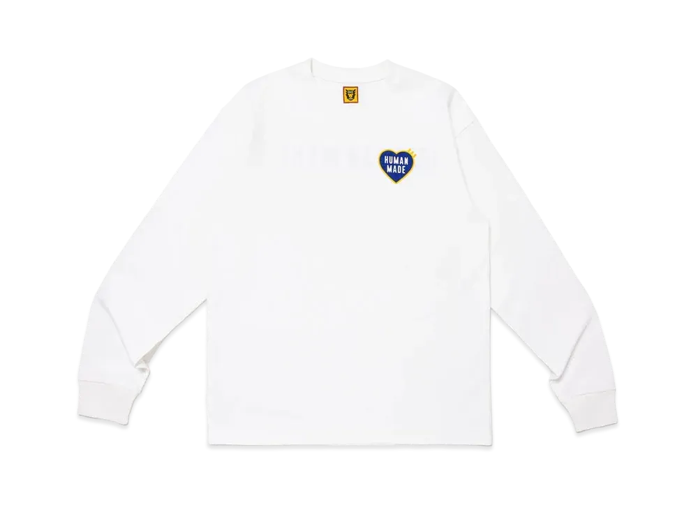 HUMAN MADE Graphic L/S T-Shirt "White"