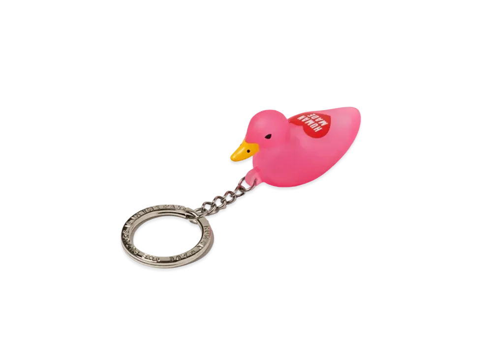 HUMAN MADE Duck PVC Key Chain "Pink"