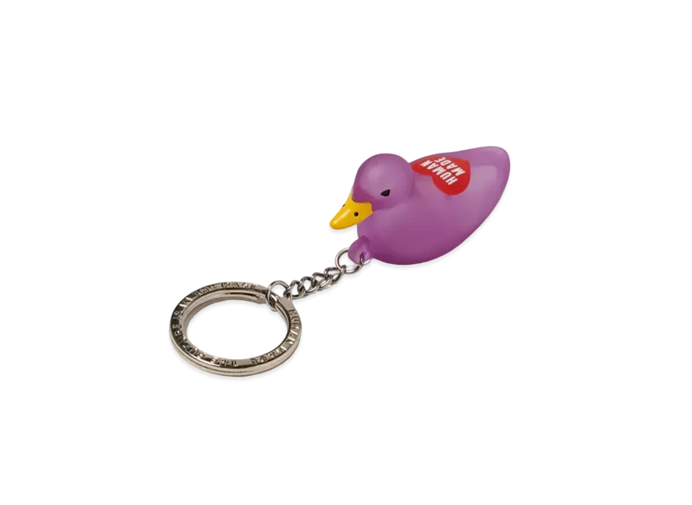 HUMAN MADE Duck PVC Key Chain "Purple"