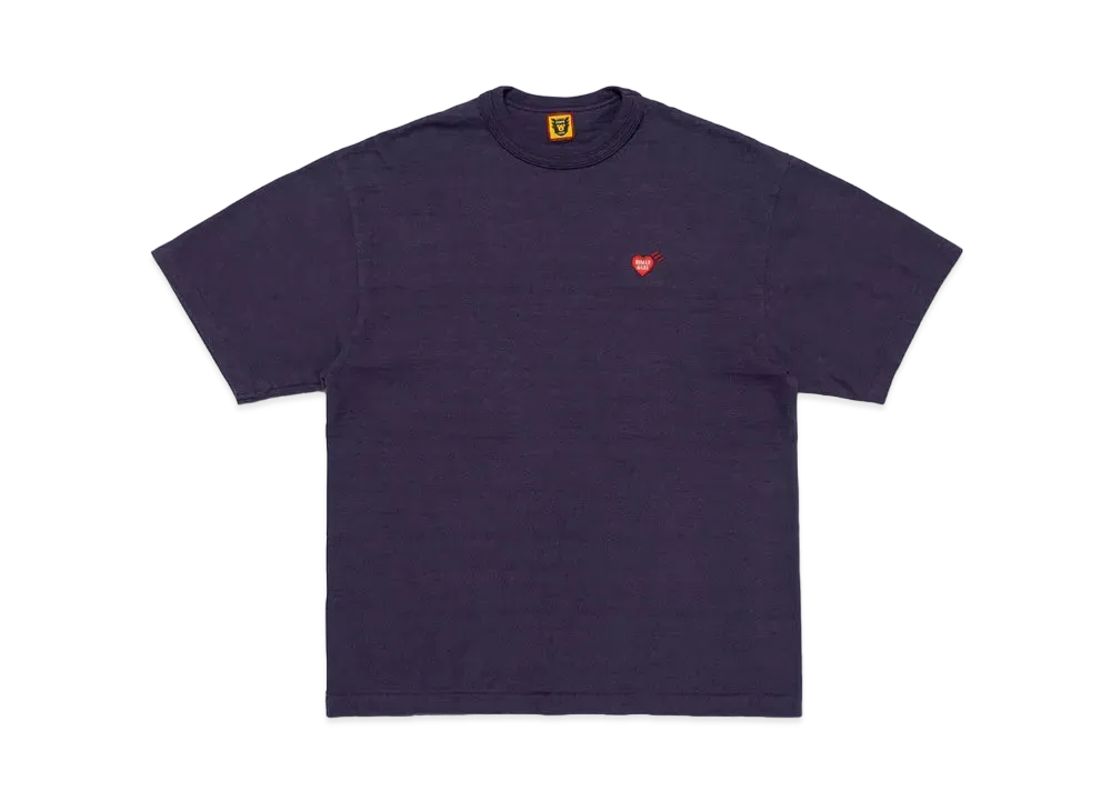 HUMAN MADE Heart Badge T-Shirt "Navy"