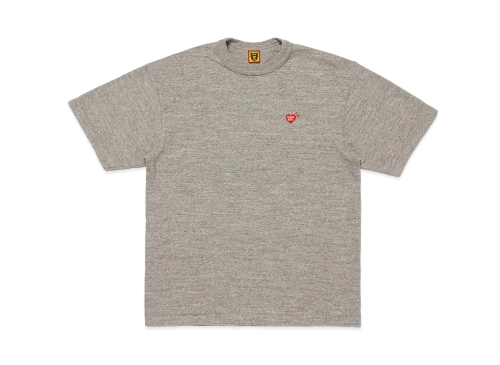 HUMAN MADE Heart Badge T-Shirt "Gray"