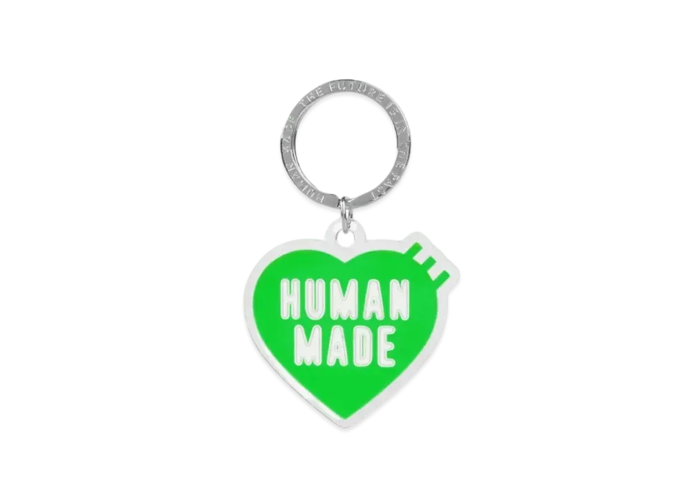 HUMAN MADE Heart Keyring "Green"