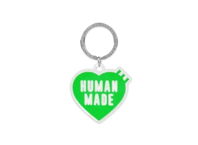 HUMAN MADE Heart Keyring "Green"