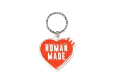 HUMAN MADE Heart Keyring "Orange"