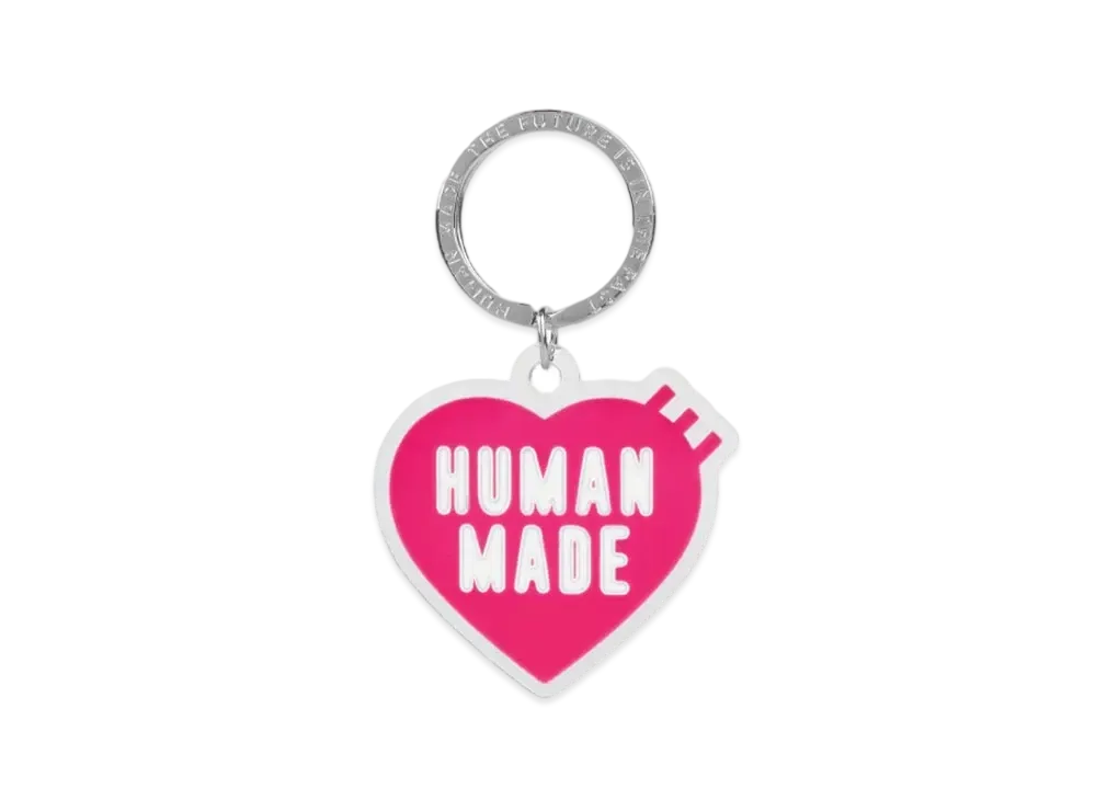 HUMAN MADE Heart Keyring "Pink"