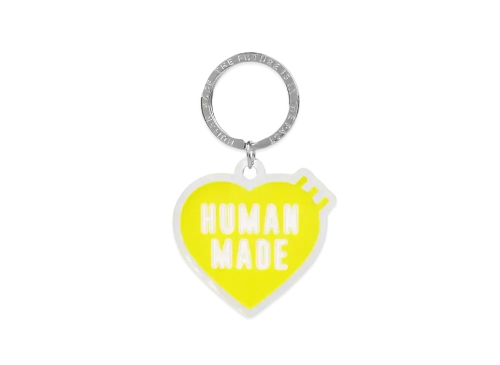 HUMAN MADE Heart Keyring "Yellow"