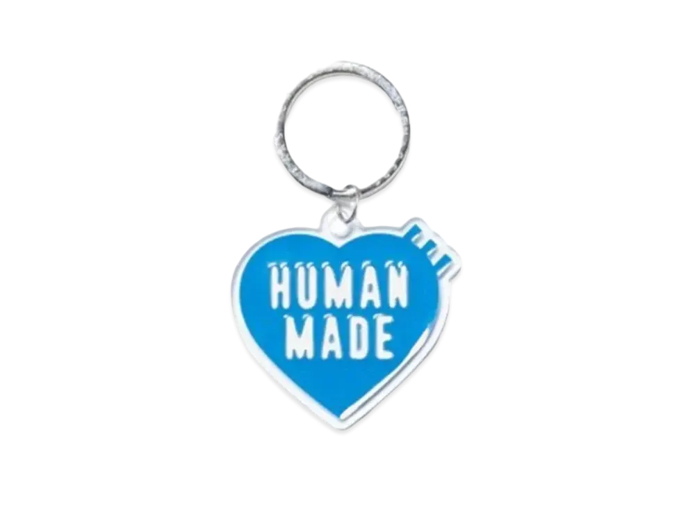 HUMAN MADE Heart Keyring "Blue"