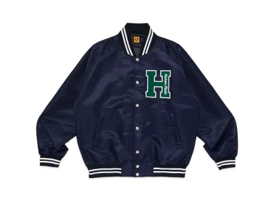 HUMAN MADE Nylon Stadium Jacket "Navy"