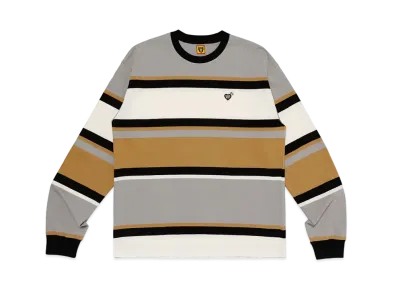 HUMAN MADE Border L/S T-Shirt "Brown"