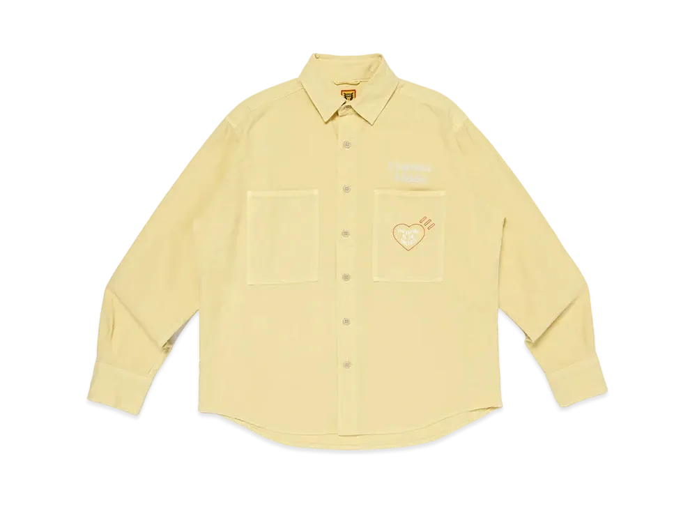 HUMAN MADE Stitch Work Shirt "Beige"