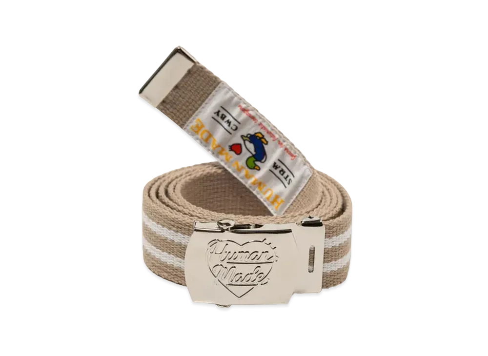 HUMAN MADE Web Belt "Beige"