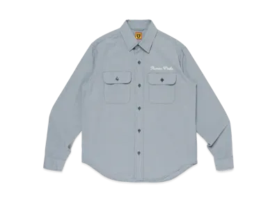 HUMAN MADE Salt & Papper Work Shirt "Blue"