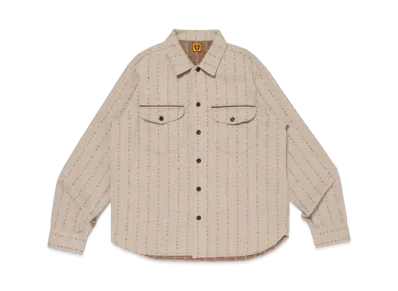 HUMAN MADE Herringbone Uniform Shirt "Beige"