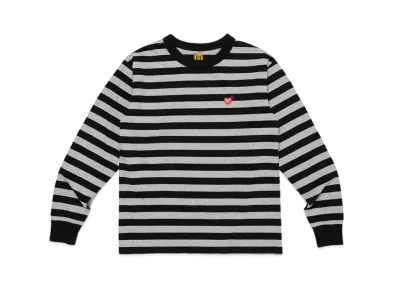 HUMAN MADE Striped L/S T-Shirt "Gray"