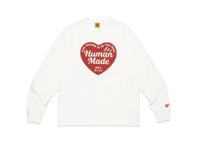 HUMAN MADE Graphic L/S T-Shirt "White"