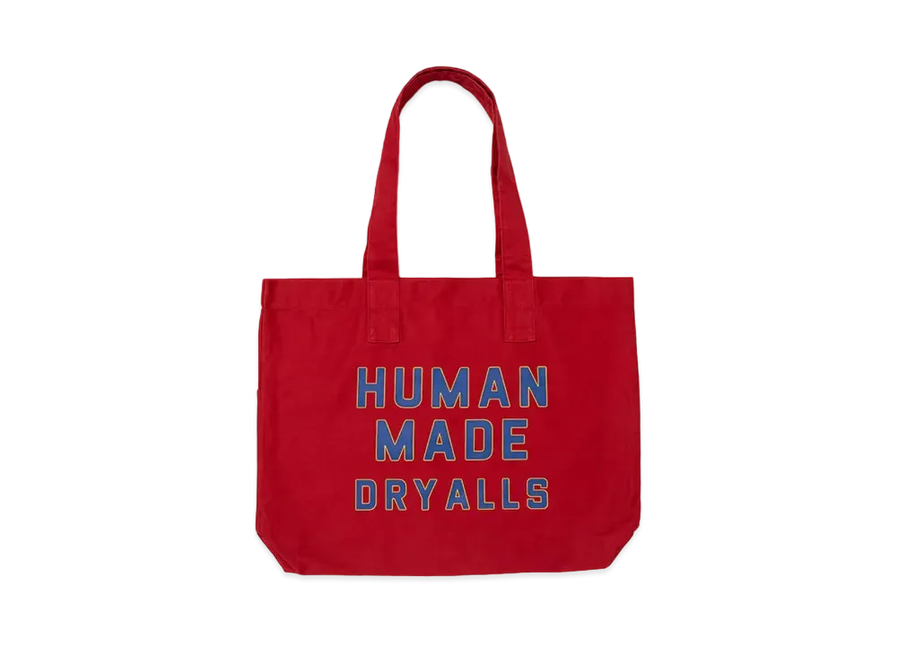 HUMAN MADE Canvas Tote "Red"