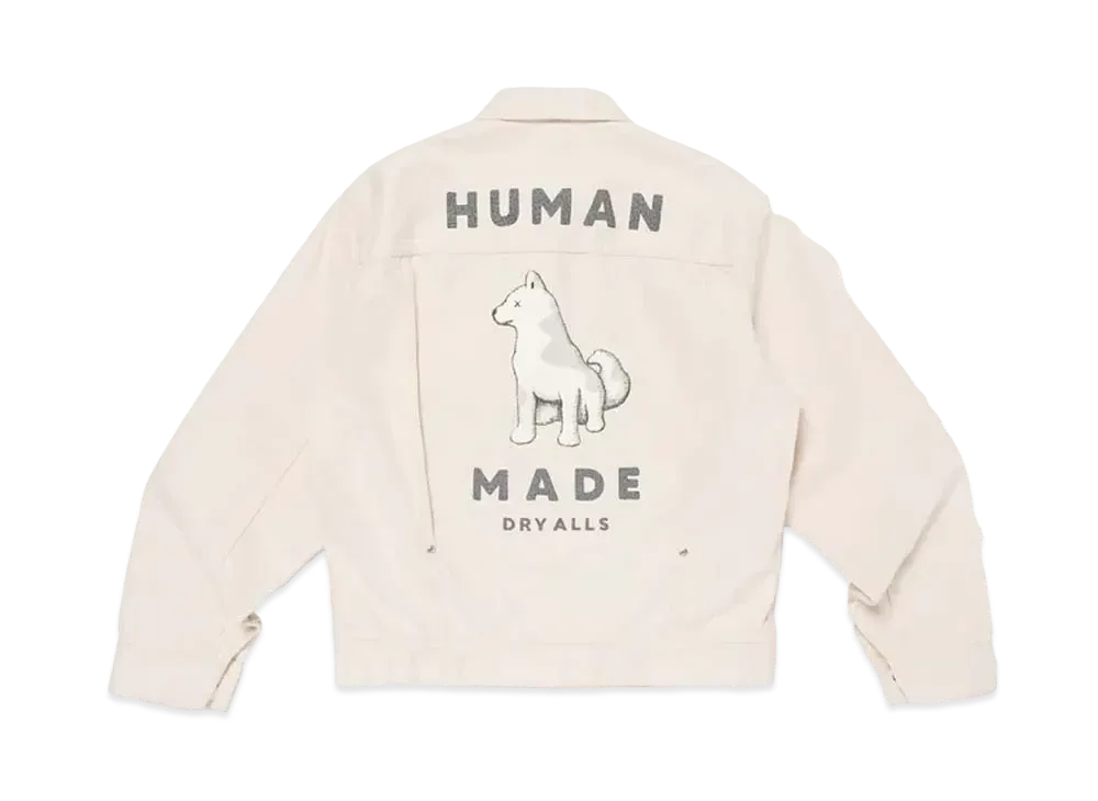 HUMAN MADE x KAWS Made Work Jacket Seoul Exclusive "White"