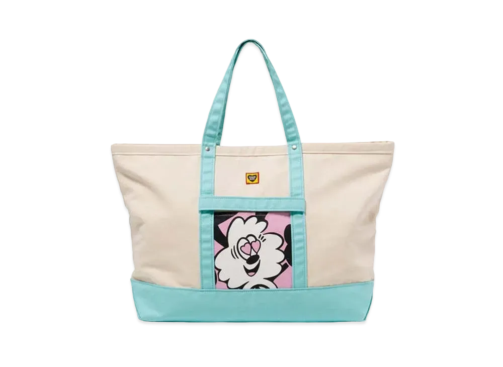 HUMAN MADE x VERDY Canvas Tote Bag "Multi"