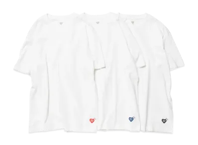 HUMAN MADE 3-Pack T-Shirt Set "White"