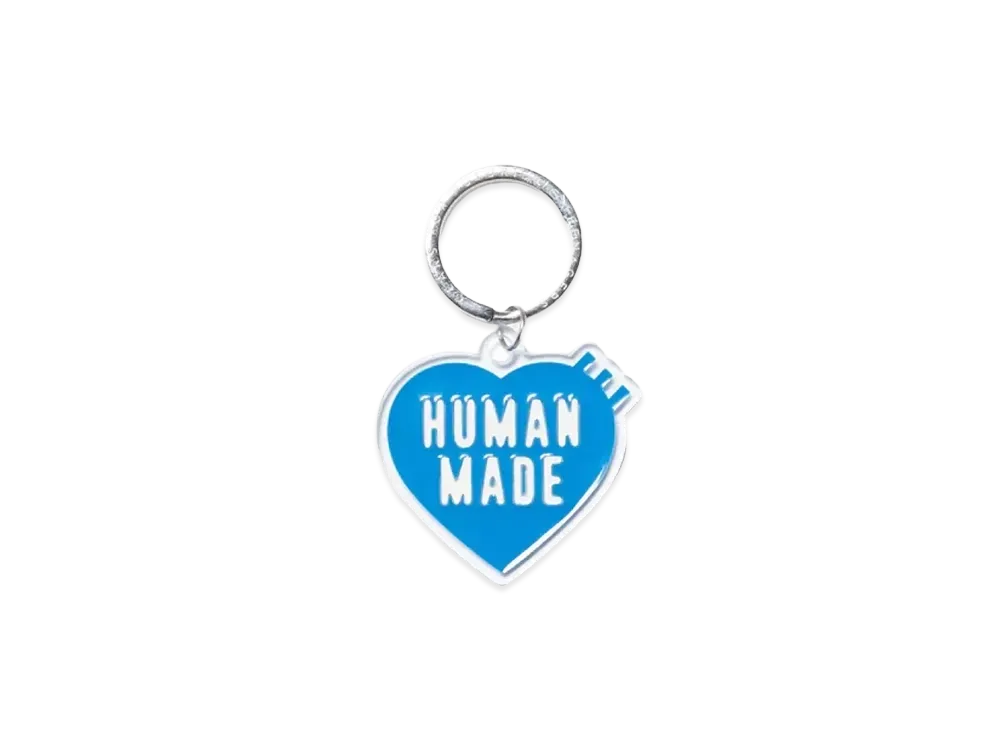 HUMAN MADE 25S/S Heart Keyring "Blue"