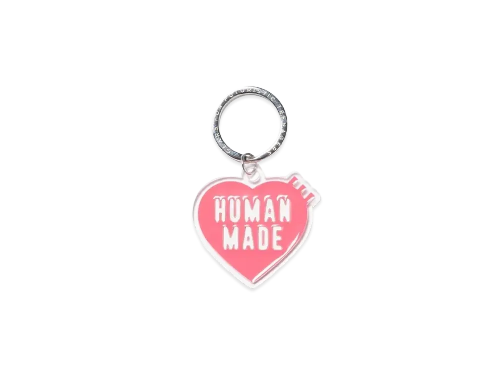 HUMAN MADE 25S/S Heart Keyring "Pink"