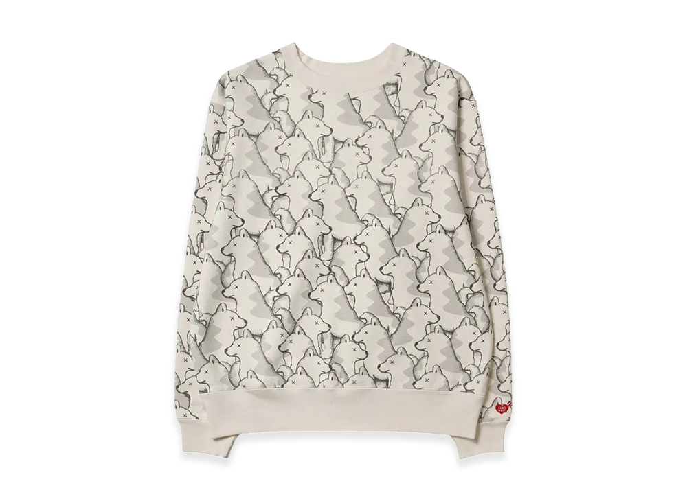 HUMAN MADE x Kaws Sweatshirt #1 Seoul Store Exclusive "White"