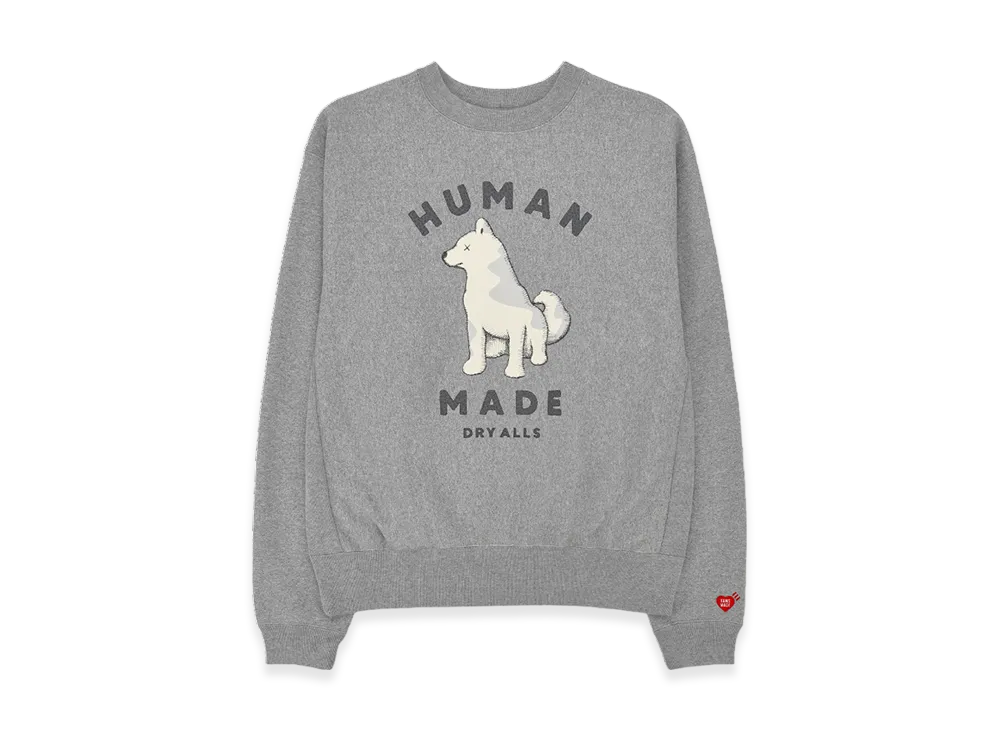 HUMAN MADE x Kaws Sweatshirt #2 Seoul Store Exclusive "Gray"